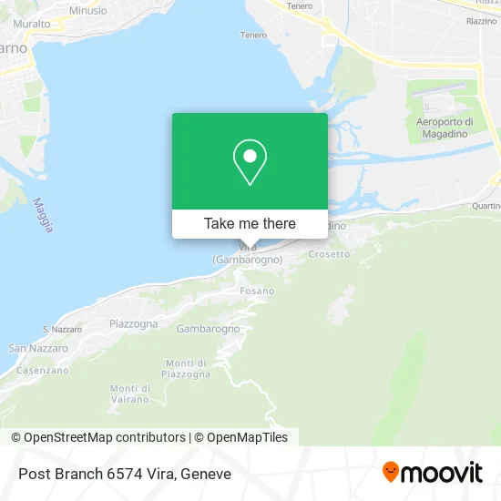 Post Branch 6574 Vira map