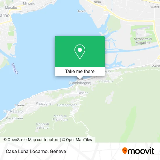 Casa Luna Locarno map