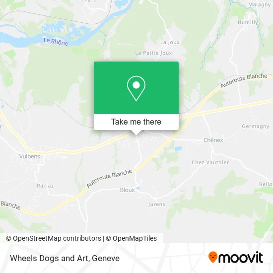 Wheels Dogs and Art map