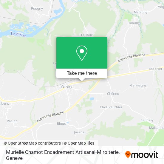 Murielle Chamot Encadrement Artisanal-Miroiterie map