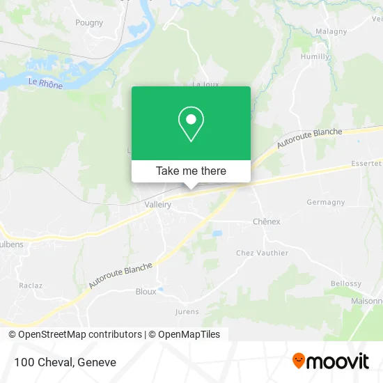 100 Cheval map