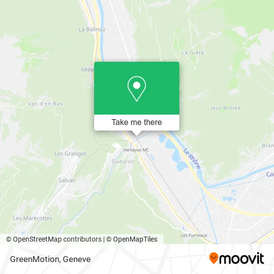 GreenMotion map