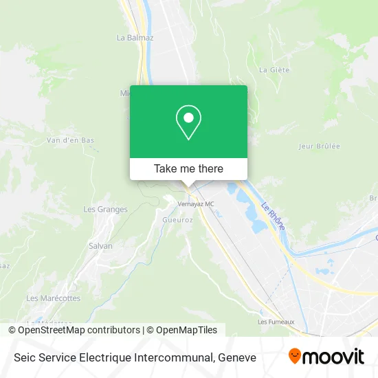 Seic Service Electrique Intercommunal map