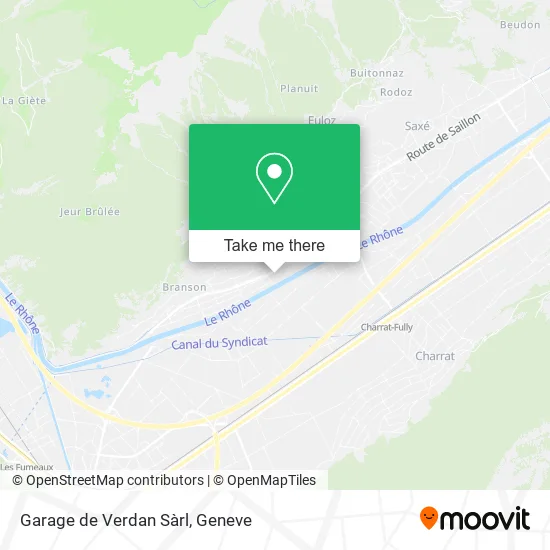 Garage de Verdan Sàrl map