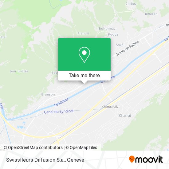 Swissfleurs Diffusion S.a. map