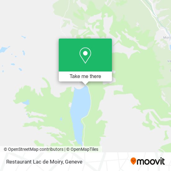 Restaurant Lac de Moiry map