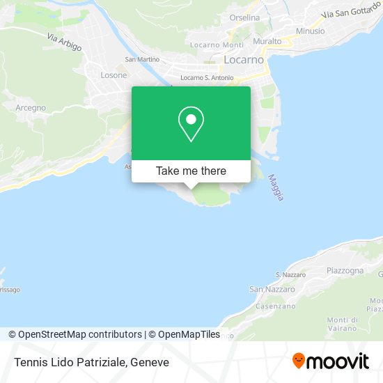 Tennis Lido Patriziale map