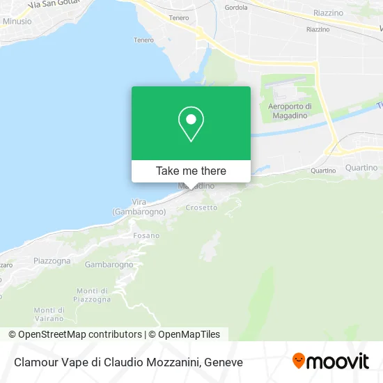Clamour Vape di Claudio Mozzanini map