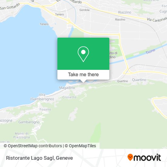 Ristorante Lago Sagl map