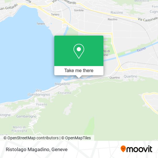 Ristolago Magadino map
