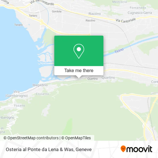 Osteria al Ponte da Lena & Was map