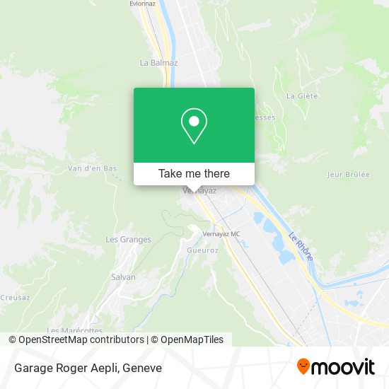 Garage Roger Aepli map