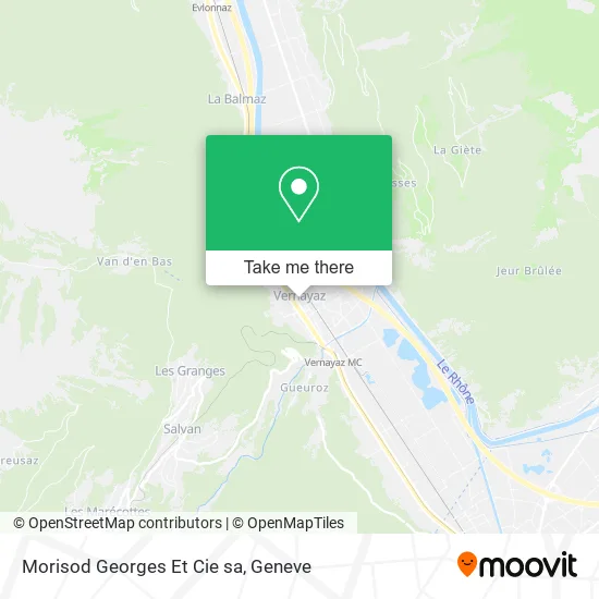 Morisod Georges Et Cie sa map