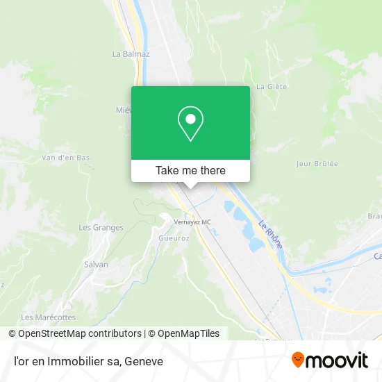 l'or en Immobilier sa map
