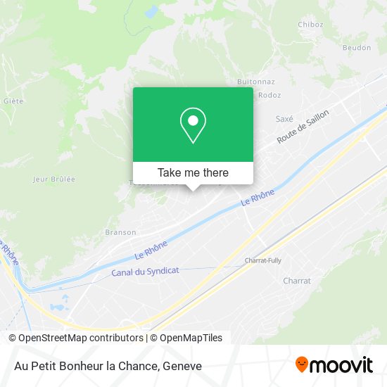 Au Petit Bonheur la Chance map