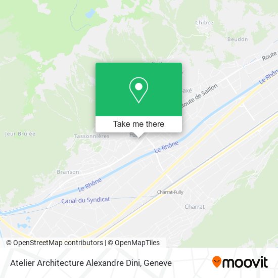 Atelier Architecture Alexandre Dini map