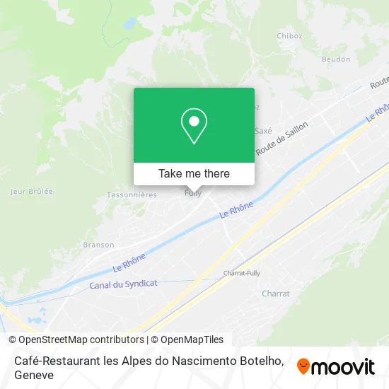 Café-Restaurant les Alpes do Nascimento Botelho map