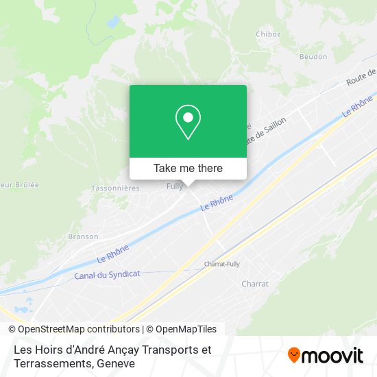 Les Hoirs d'André Ançay Transports et Terrassements map