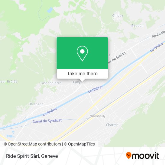 Ride Spirit Sàrl map