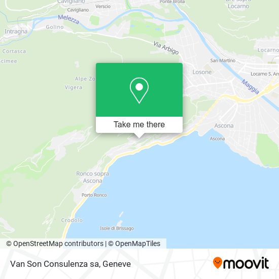 Van Son Consulenza sa map