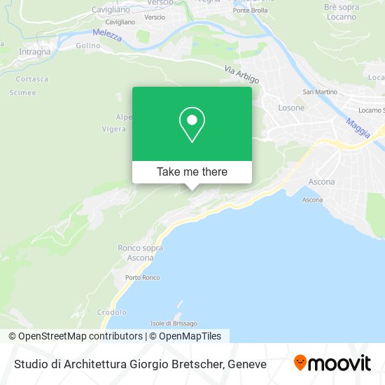 Studio di Architettura Giorgio Bretscher map