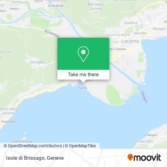 Isole di Brissago map