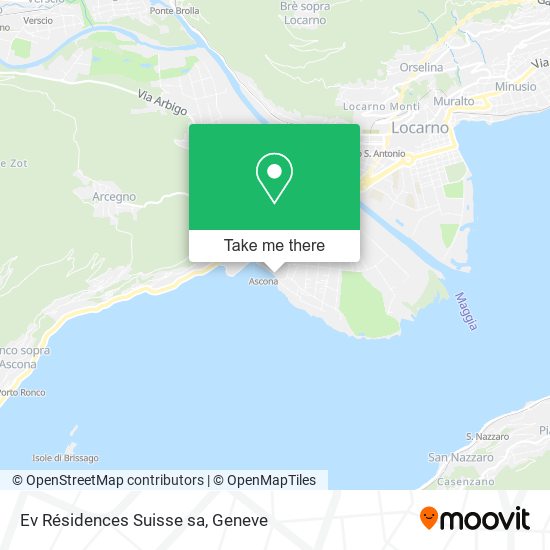 Ev Résidences Suisse sa map