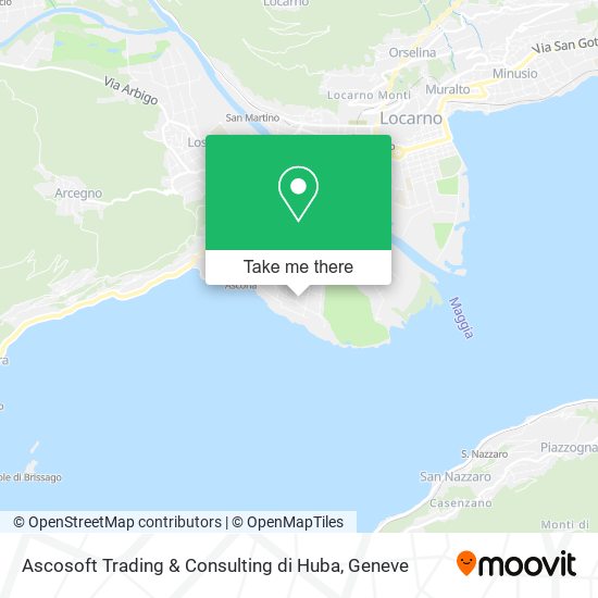 Ascosoft Trading & Consulting di Huba map