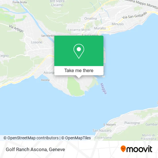 Golf Ranch Ascona map