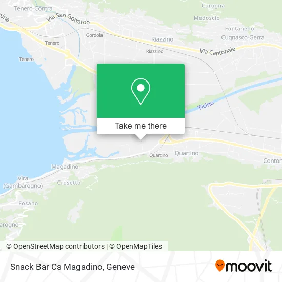 Snack Bar Cs Magadino map