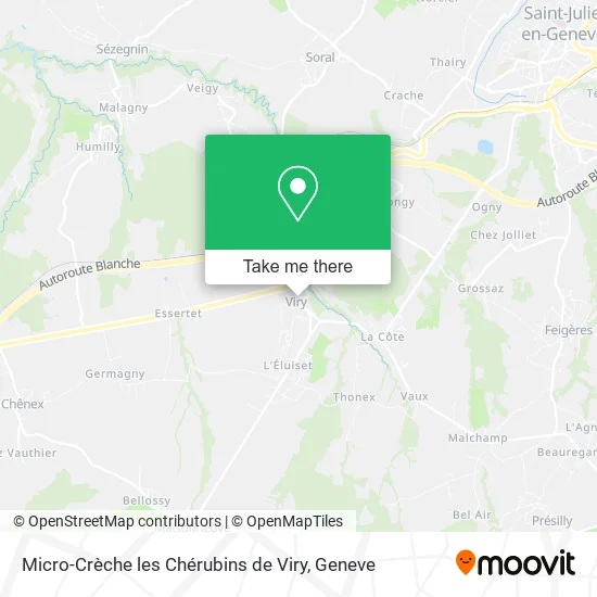 Micro-Crèche les Chérubins de Viry map