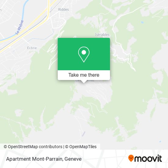 Apartment Mont-Parrain map