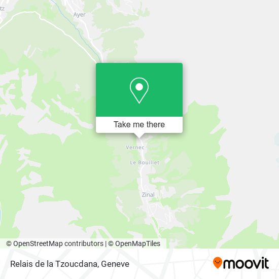 Relais de la Tzoucdana map