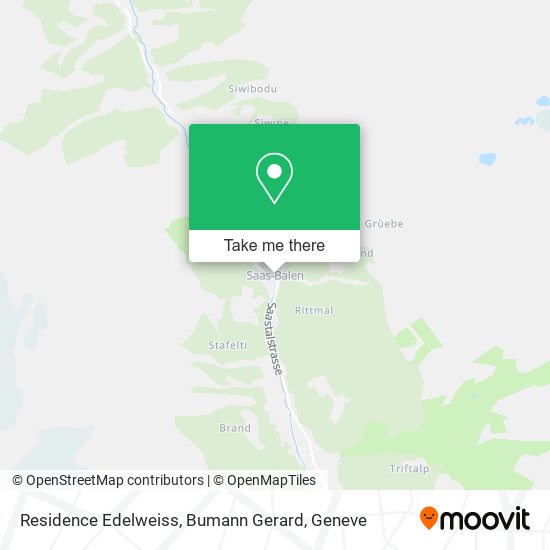Residence Edelweiss, Bumann Gerard map