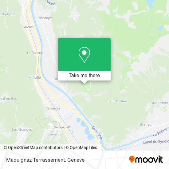 Maquignaz Terrassement map