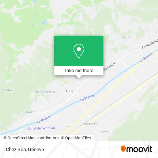 Chez Béa map