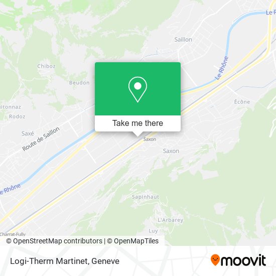 Logi-Therm Martinet map