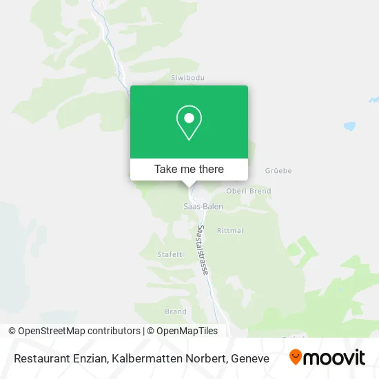 Restaurant Enzian, Kalbermatten Norbert map