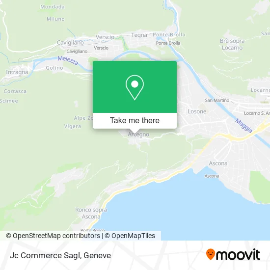 Jc Commerce Sagl map