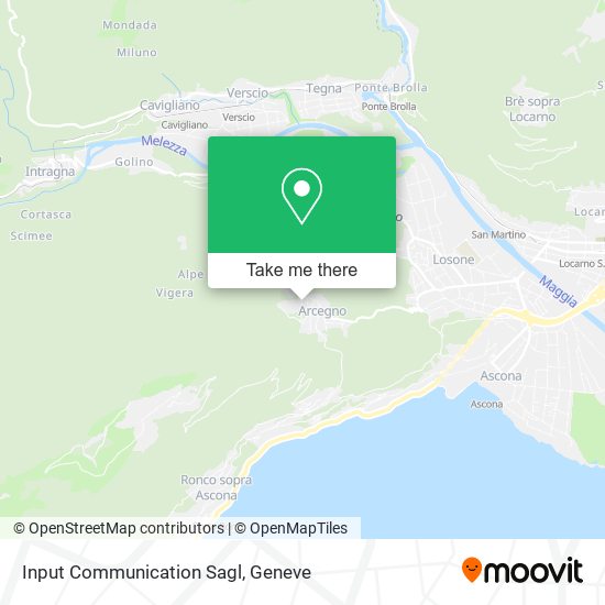 Input Communication Sagl map