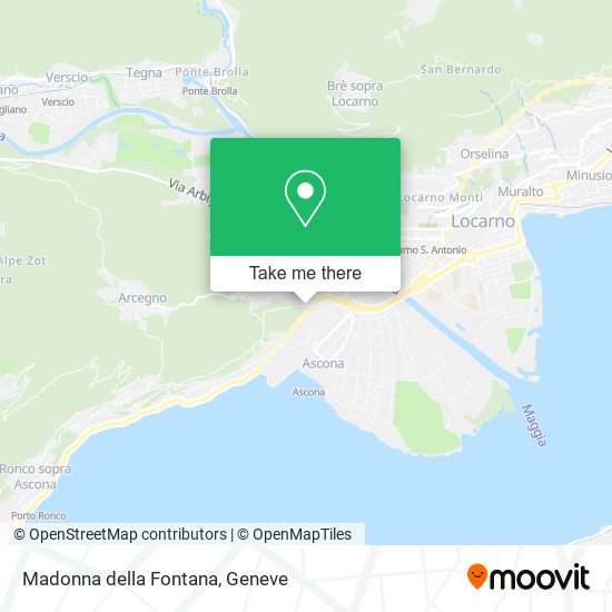 Madonna della Fontana map
