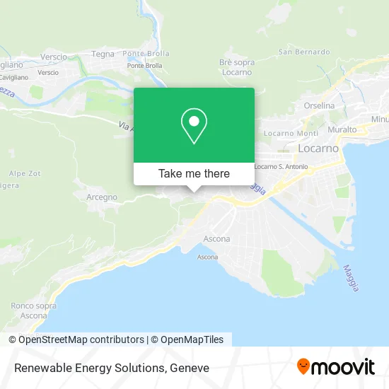 Renewable Energy Solutions map