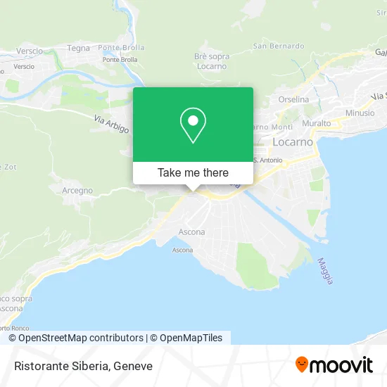 Ristorante Siberia map