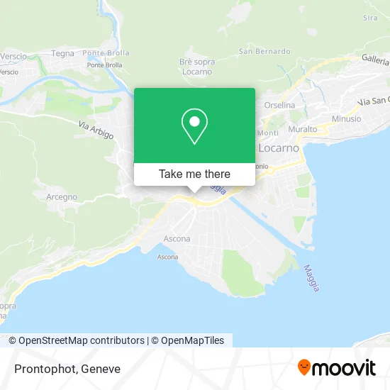 Prontophot map