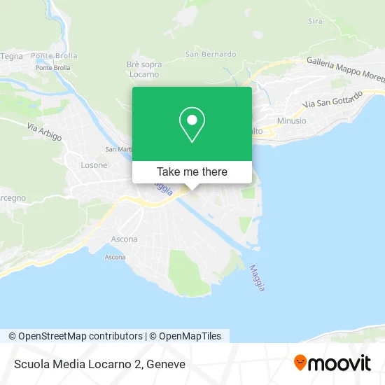 Scuola Media Locarno 2 map