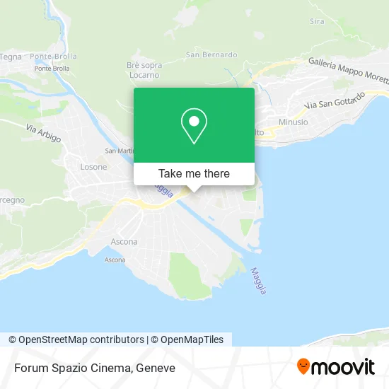 Forum Spazio Cinema map
