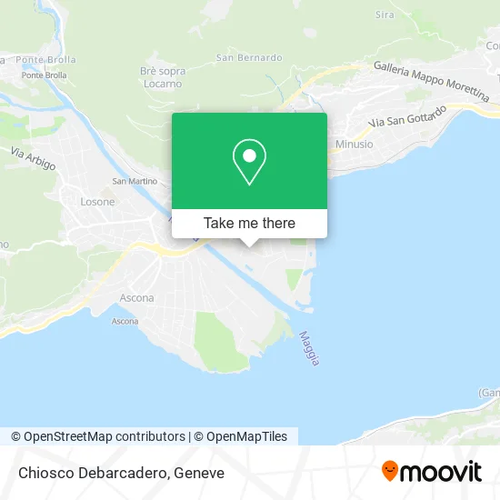 Chiosco Debarcadero map