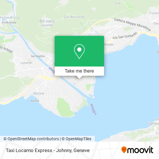 Taxi Locarno Express - Johnny map