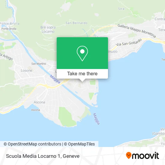 Scuola Media Locarno 1 map