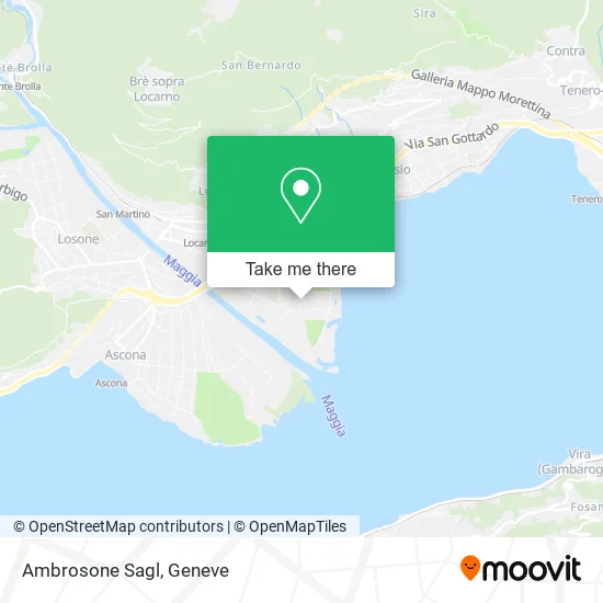 Ambrosone Sagl map